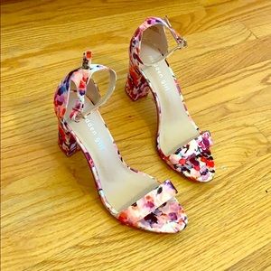 Floral Summer Block Heel